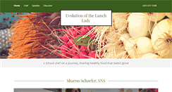 Desktop Screenshot of evolutionofthelunchlady.com