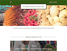 Tablet Screenshot of evolutionofthelunchlady.com